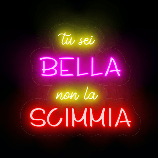 tu sei bella non la scimmia